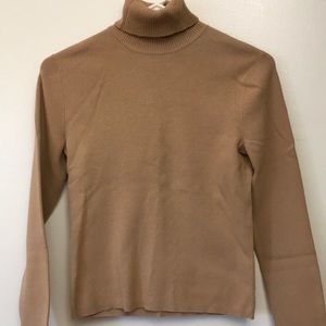 warm tan turtleneck